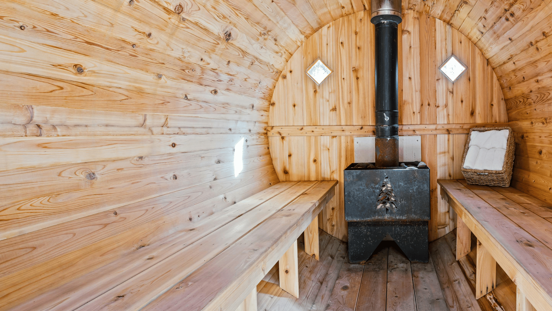 Sauna de leña